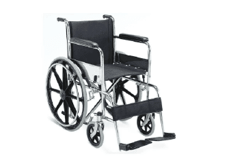 Basic Manual Wheelchair Chrome